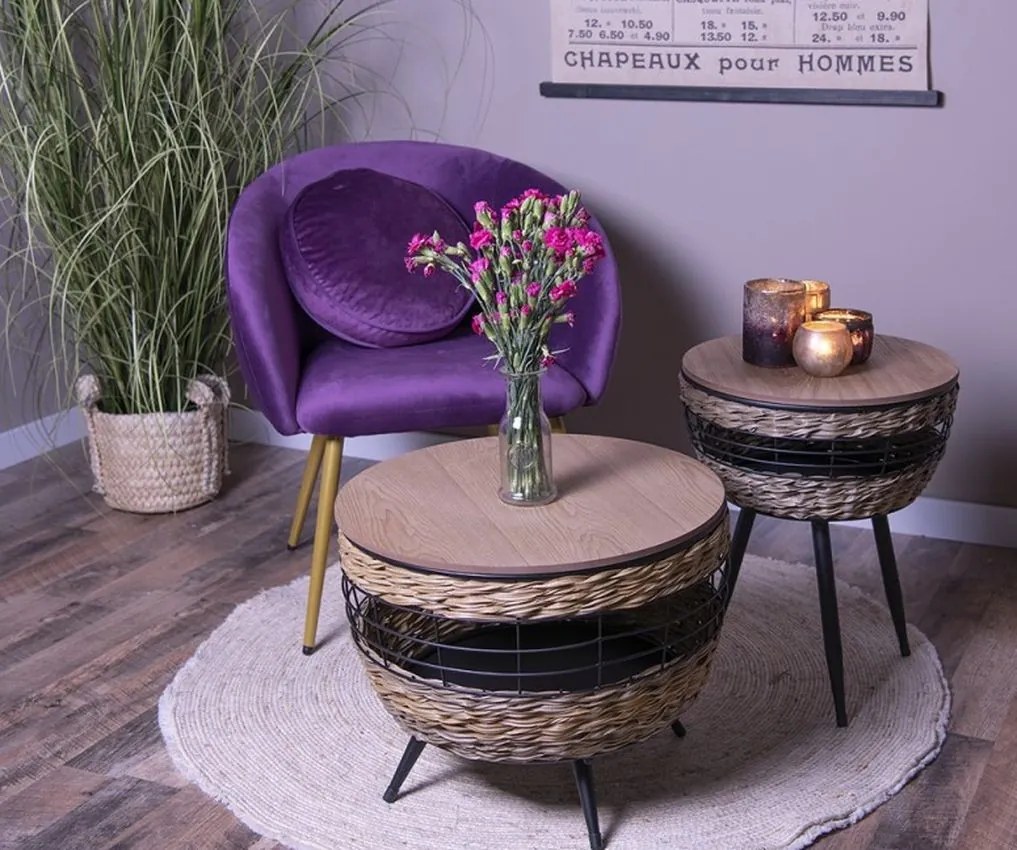 Sklenený svietnik na čajovú sviečku Odette - Ø 8*9 cm