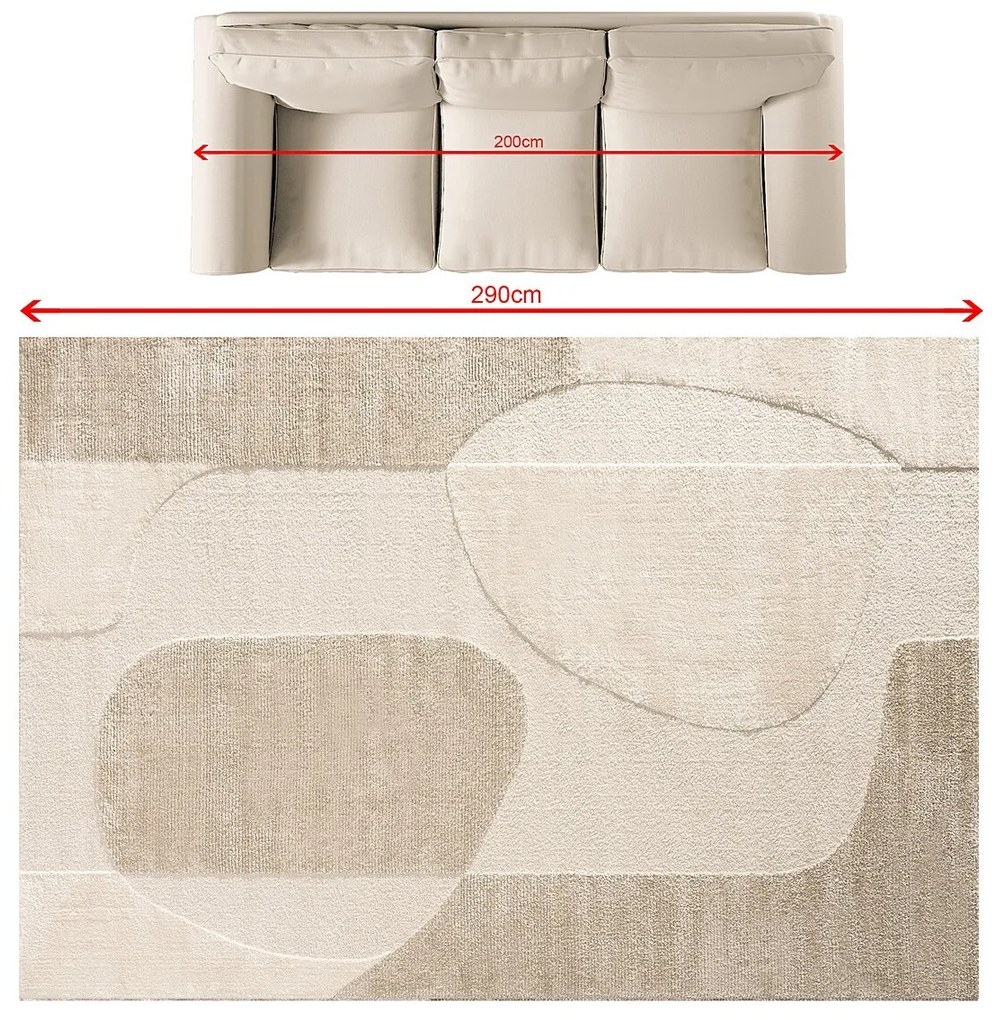 Koberec Sento cream 200x290 cm
