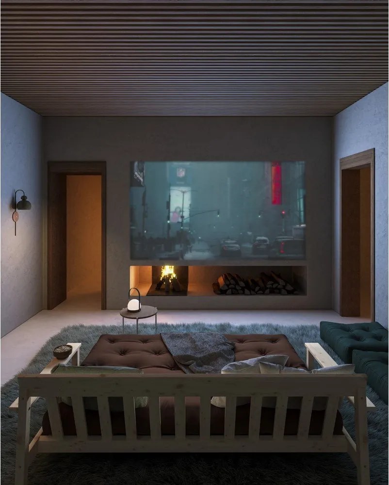 Ružová rozkladacia pohovka 218 cm Unwind - Karup Design