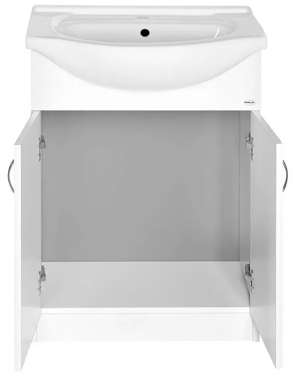 Aqualine, SIMPLEX ECO 60 umývadlová skrinka s umývadlom 58,5x83,5x30,7cm, SIME600