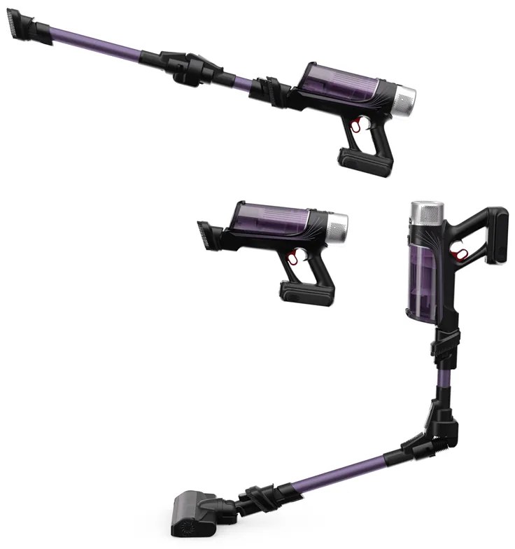 Tyčový vysávač Rowenta X-Force Flex 9.60 Allergy RH2039WO Fialový/Čierny