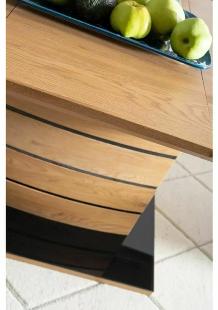 Rozkládací jídelní stůl Leonardo 140/180 cm dub artisan