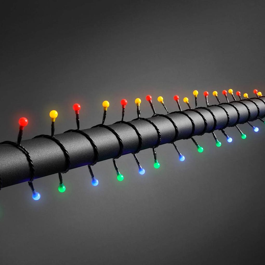 Svetelná LED reťaz 80-plameňová vonkajšia farebná