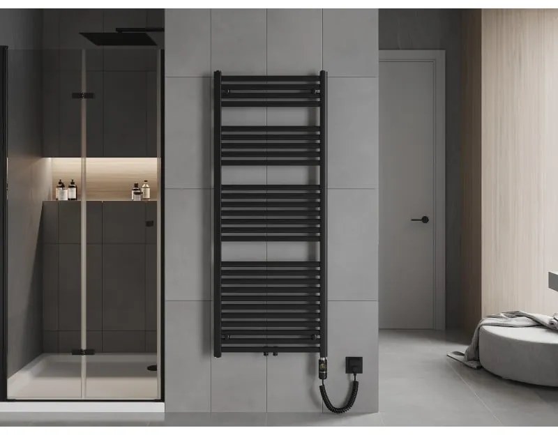 Mexen Hades, elektrické vykurovacie teleso 1500 x 600 mm, 900 W, čierna, W104-1500-600-2900-70