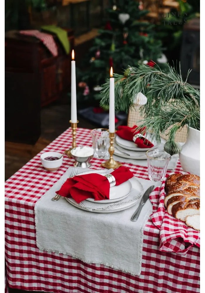 Látkové prestieranie 35x45 cm Red Gingham – Linen Tales