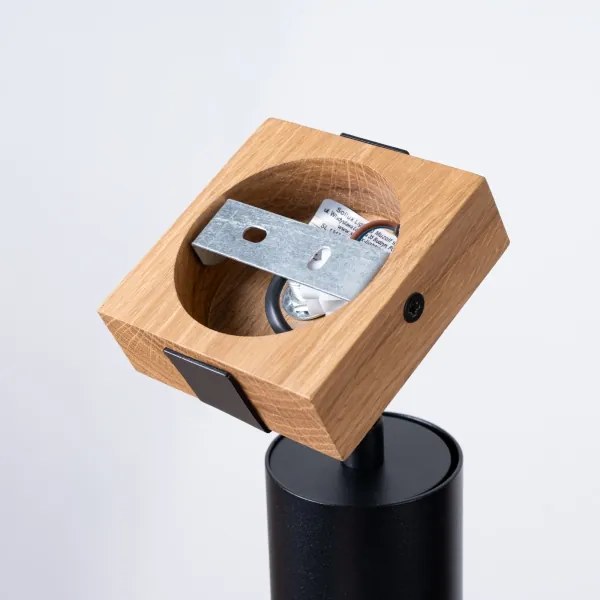 Sollux SL.1343 - Nástenné bodové svietidlo FAGER 1xGU10/10W/230V čierna