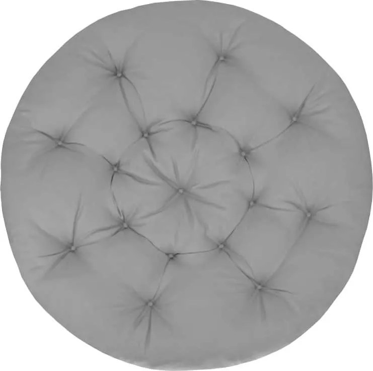 Vodeodolný sedací vankúš do závesného kresla 130 cm - šedý