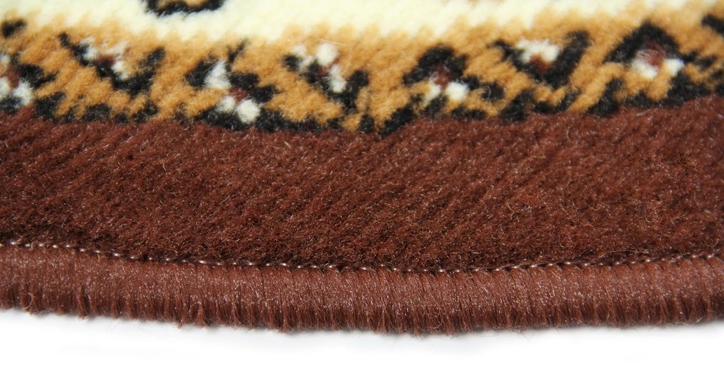 Kusový koberec Teheran Practica 59 / DMD ovál, 160x230, hnedá, chodba / predsieň, Sintelon