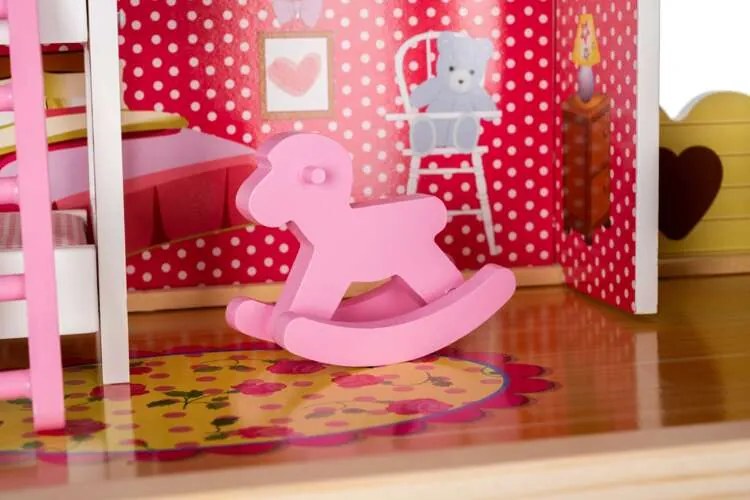 Drevený domček pre bábiky Kruzzel D11252