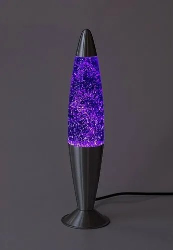 Rabalux 76115 dekoratívna lávová LED lampa Glitter2, fialová
