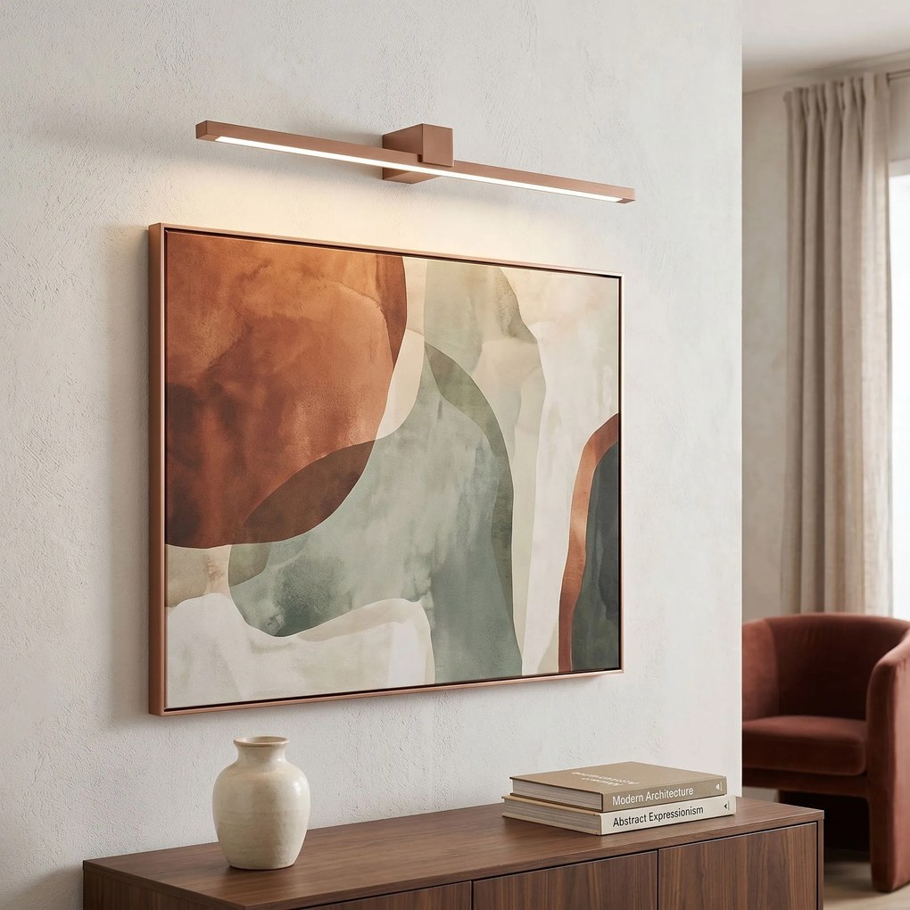 Toolight Toolight, LED nástenné svietidlo, 80cm, 20W, 4000K, 1500lm, SWE054-1W, medená matná, OSW-20154
