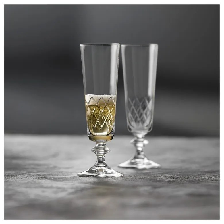 Poháre v súprave 2 ks na sekt 200 ml Eaton – Lyngby Glas
