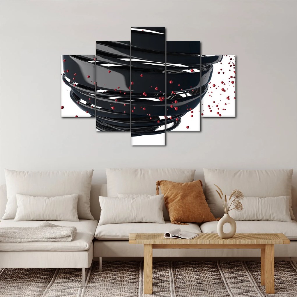 Obraz - Abstrakcia zemegule (150x105 cm)
