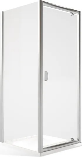 Roltechnik Outlet Sprchový kút obdĺžnik MDO1+MB - otváracie dvere a pevná stena - bez vaničky ROTH-Variant: šírka dverí: 100 cm, šírka pevnej steny: …
