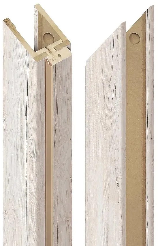 Bočné časti regulovanej zárubne, strana: pravá 140-159 dub snežný