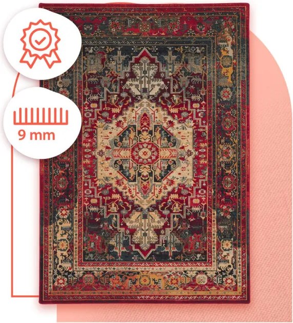Koberec OMEGA Polonia Alhambra rubín