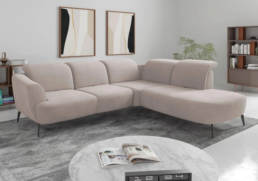 XXXLutz ROHOVÁ SEDAČKA, textil, sivobéžová Sit & More - Sedačky - 00014401851Y