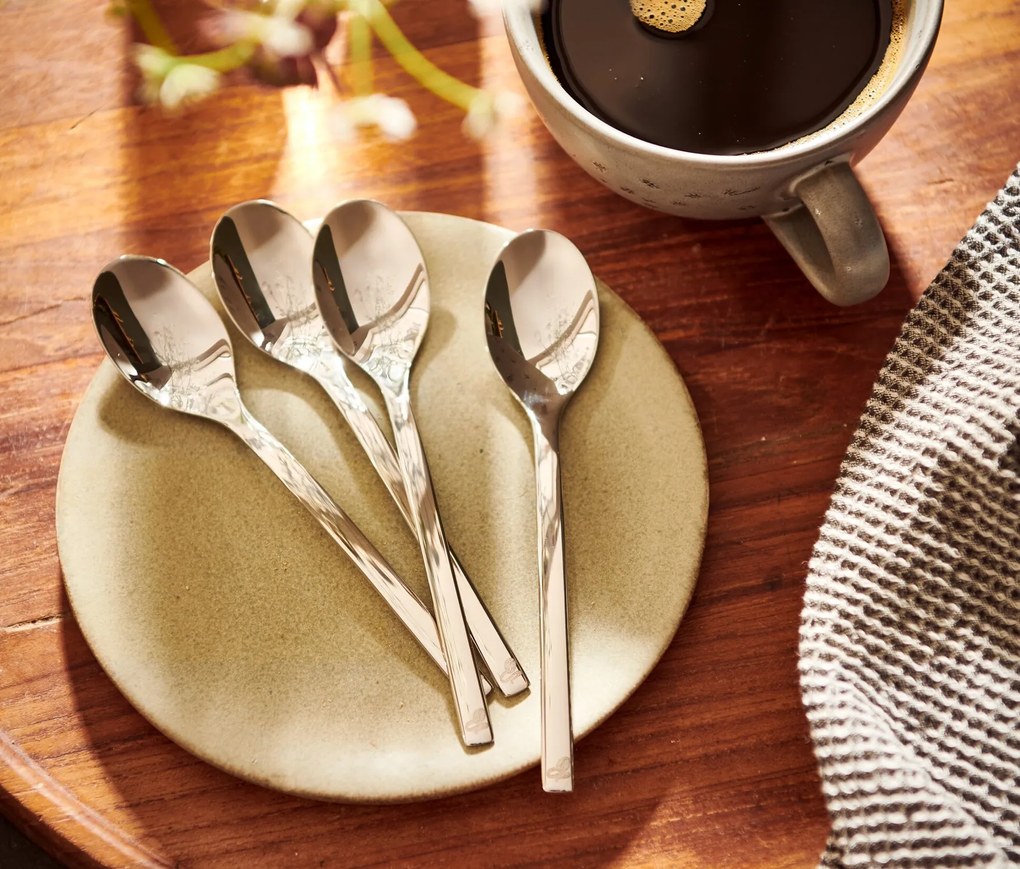 Lyžičky na kávu, 4-dielna súprava