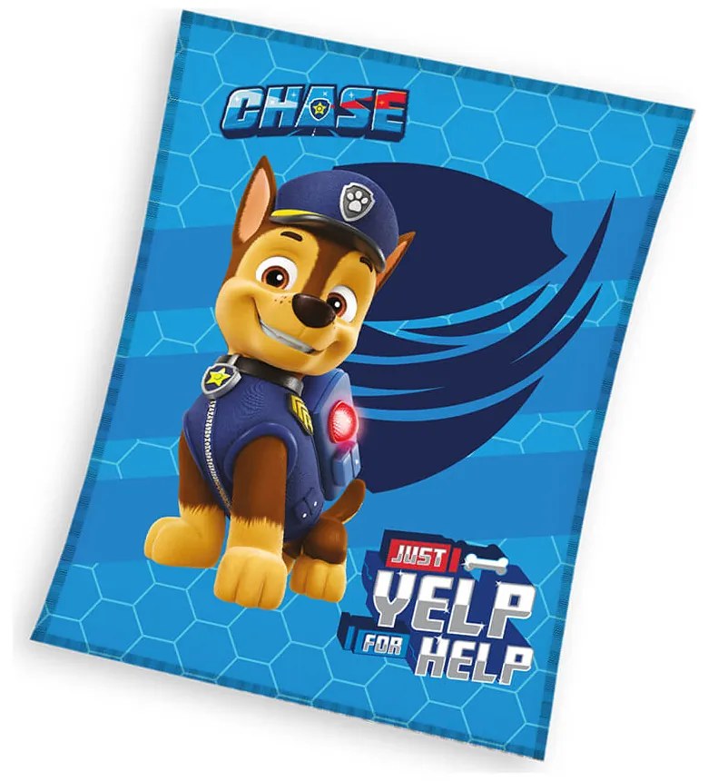 Detská deka Tlapková Patrola Hero Chase 110x140 cm