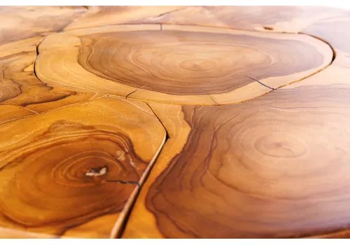Konferenčný stôl Mosaik 44712 Ø60cm Drevo Teak  - Komfort-nábytok
