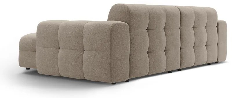 Hnedá rohová pohovka (pravý roh/s leňoškou) Kendal – Micadoni