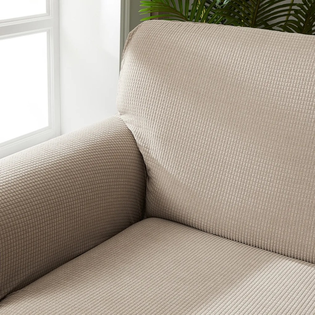 4Home Napínací potah na křeslo Magic clean béžová, 75 - 95 cm