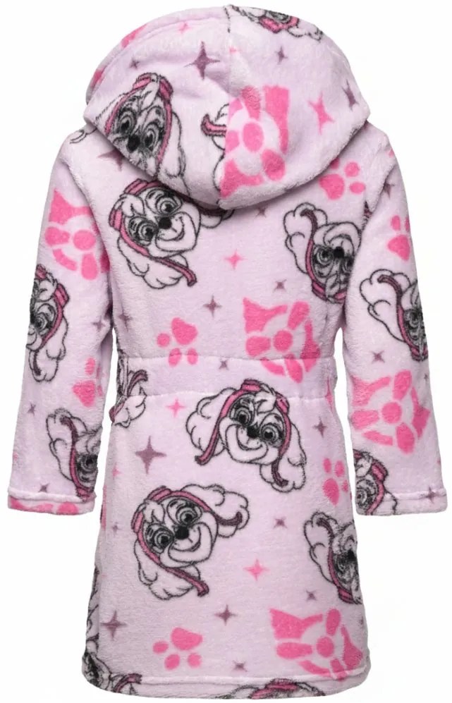 Dievčenský župan s kapucňou Labková patrola - Paw Patrol, EU 110 Fialová