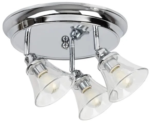 Rabalux 3210 - Kúpeľňové bodové svietidlo ANTOINE 3xE14/40W/230V IP44