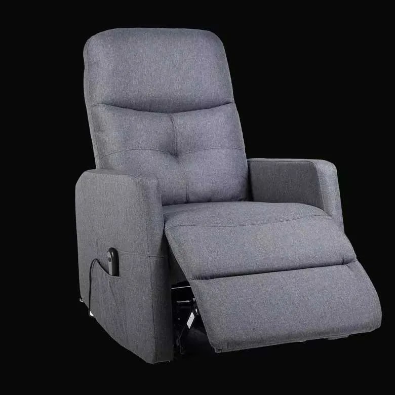 LuxuryForm DESIGN Elektricky polohovateľné televízne kreslo SEMIR - šedé