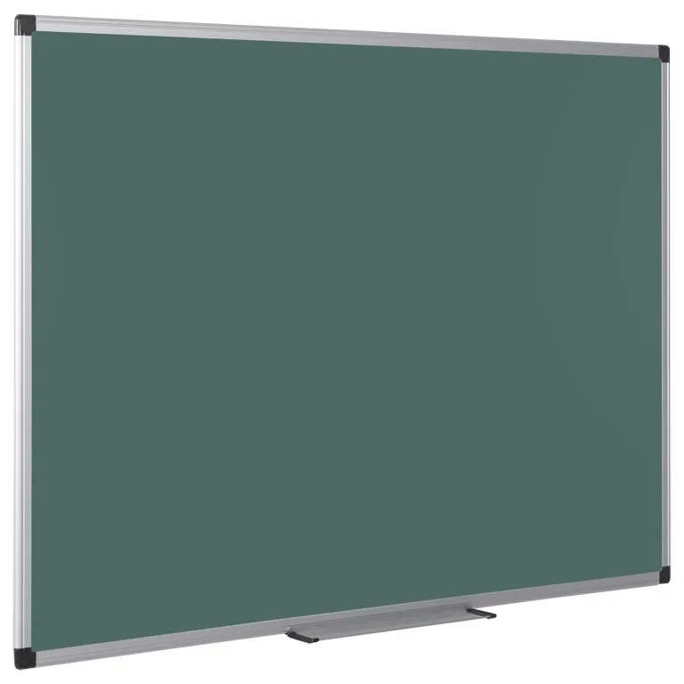Zelená školská keramická popisovacia tabuľa na stenu, magnetická, 1500 x 1000 mm