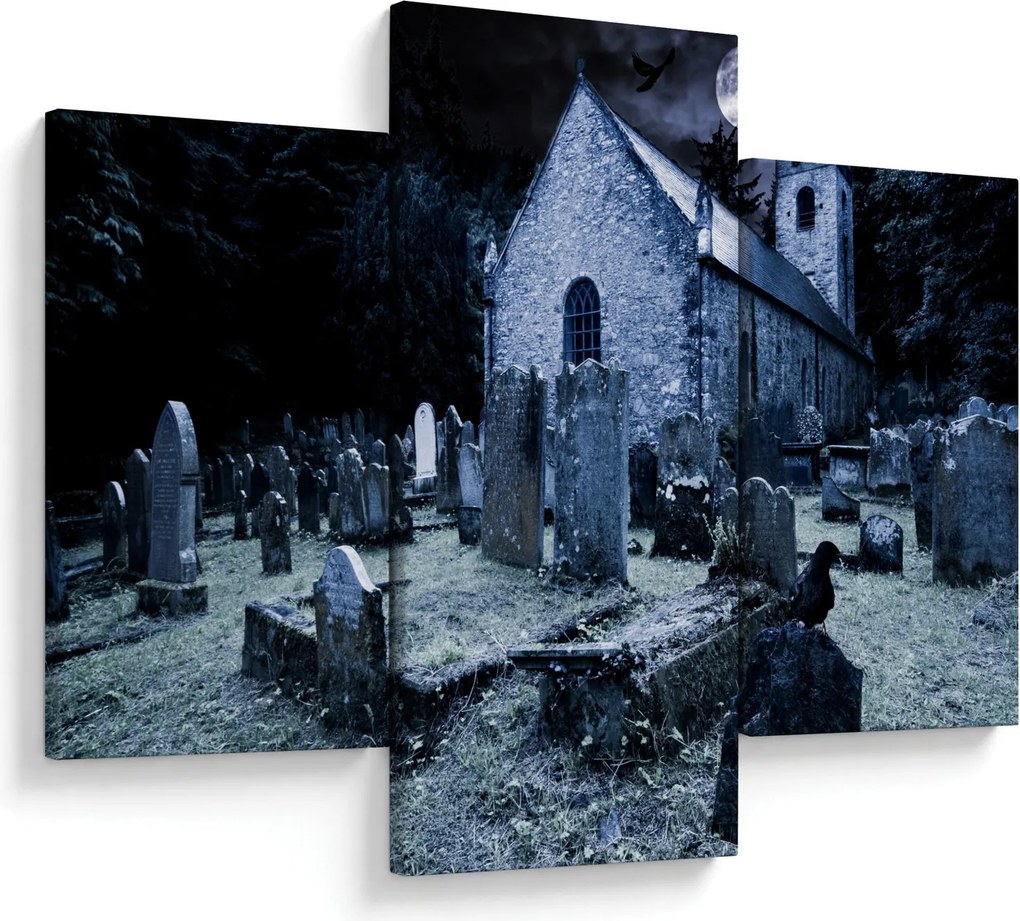 Obraz - Temná noc (90x60 cm)
