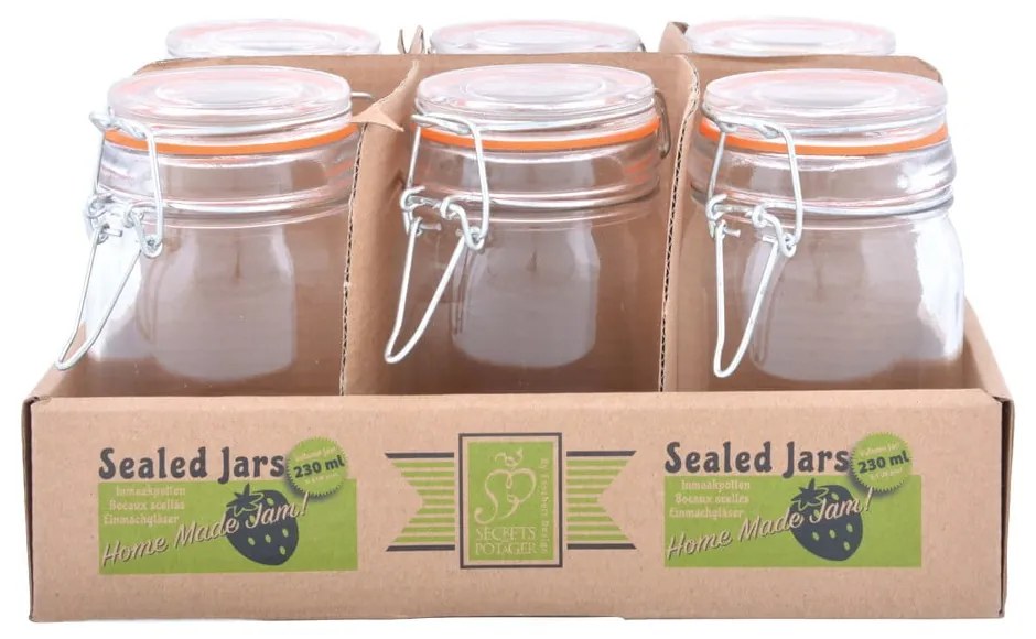 Zaváracie poháre v súprave 6 ks 230 ml – Esschert Design