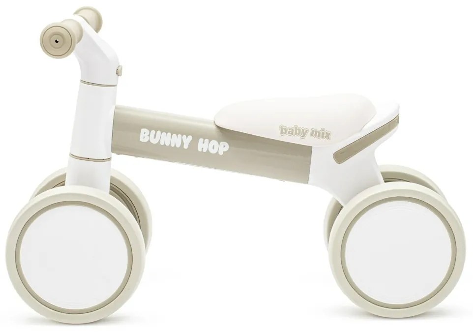 Baby Mix Detská odrážadlo Bunny Hop Ultralight,šedá