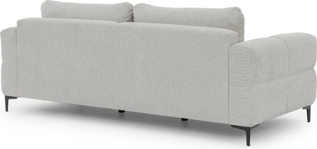 POHOVKA FLEUR 3 MIESTNÁ SVETLO SIVÁ 217 cm