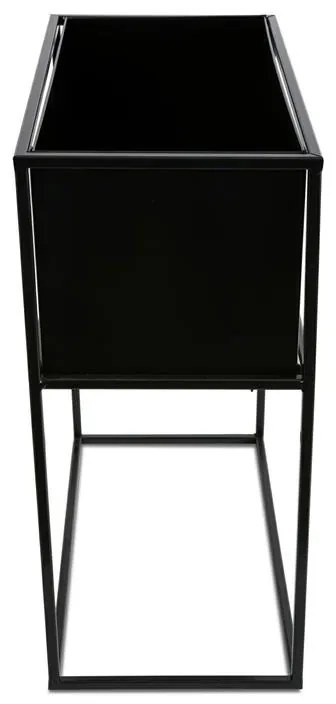 Stojan na kvety Ally 50 cm čierny