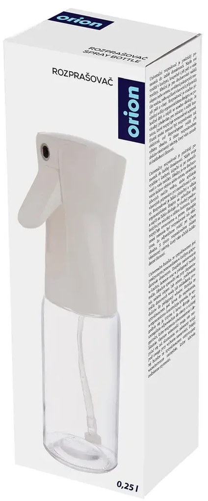 Orion Sklenený rozprašovač 250ml ORION, biely