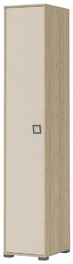 Skriňa 1D Kiki P1-BK/KI-01 beech/sand