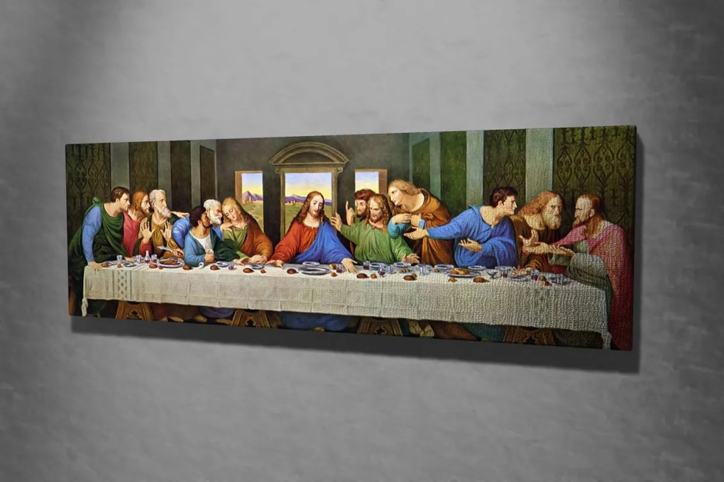 Reprodukcia obrazu Posledná večera Leonardo da Vinci PC140 30x80 cm