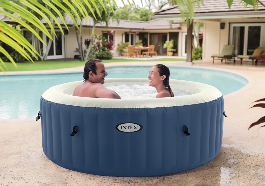Intex | Vírivý bazén Pure Spa - Bubble HWS, modrý | 11400275