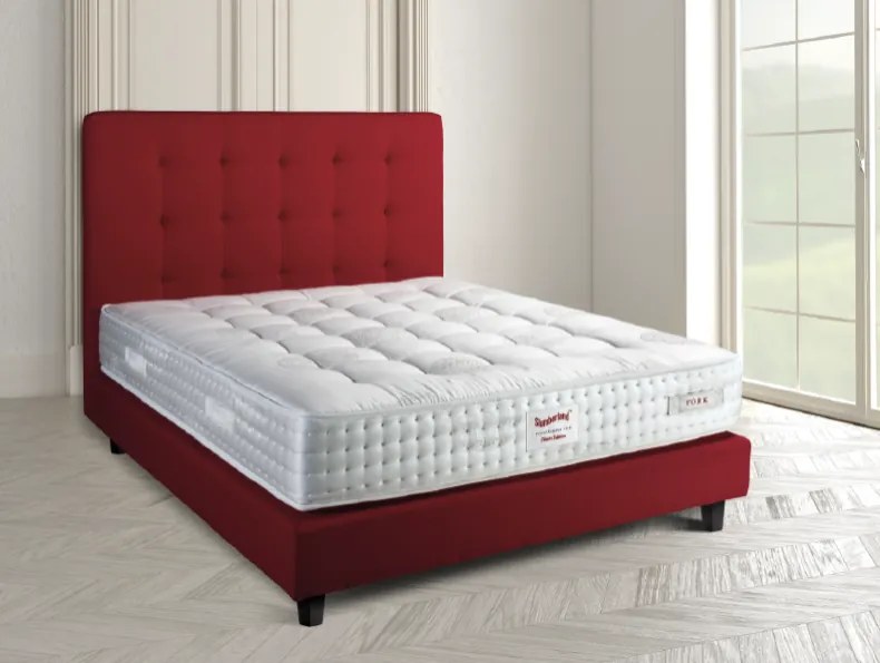 Slumberland ASCOTT - luxusný pružinový matrac s latexom 180 x 190 cm, snímateľný poťah