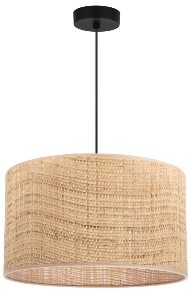 Závesné svietidlo Rattan, 1x ratanové tienidlo, (fi 35cm), b