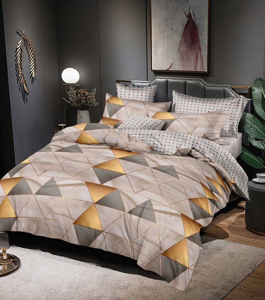 Mikroflanelové obliečky SAMSON béžové