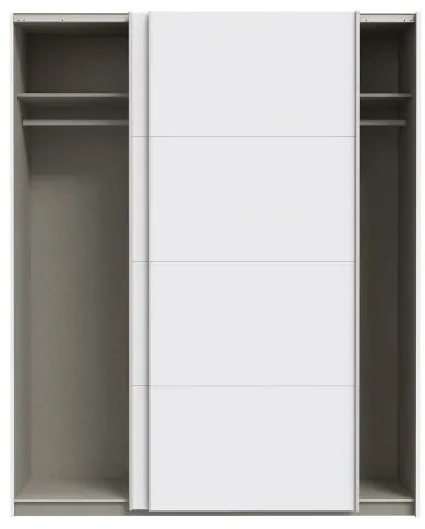 Šatníková skriňa KARO 170x210 cm biela