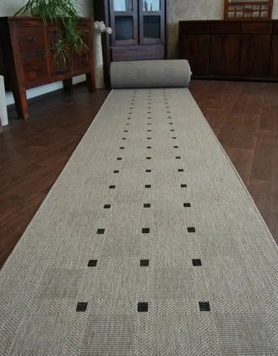 Behúň FLOORLUX SIZAL 20079 strieborno/čierny
