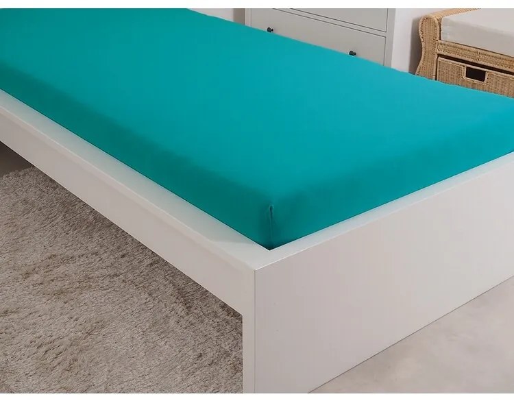 4Home jersey prestieradlo Ideál zelený tyrkys, 200 x 200 cm