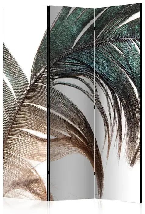 Paraván - Beautiful Feather [Room Dividers] Veľkosť: 135x172, Verzia: Akustický