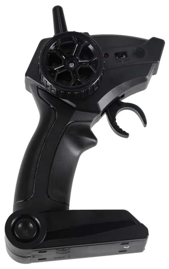 KIK Diaľkovo ovládané RC Horolezecké auto 4x4 Crawler 2v1 (pásy/kolesá) čierne 2,4 GHz