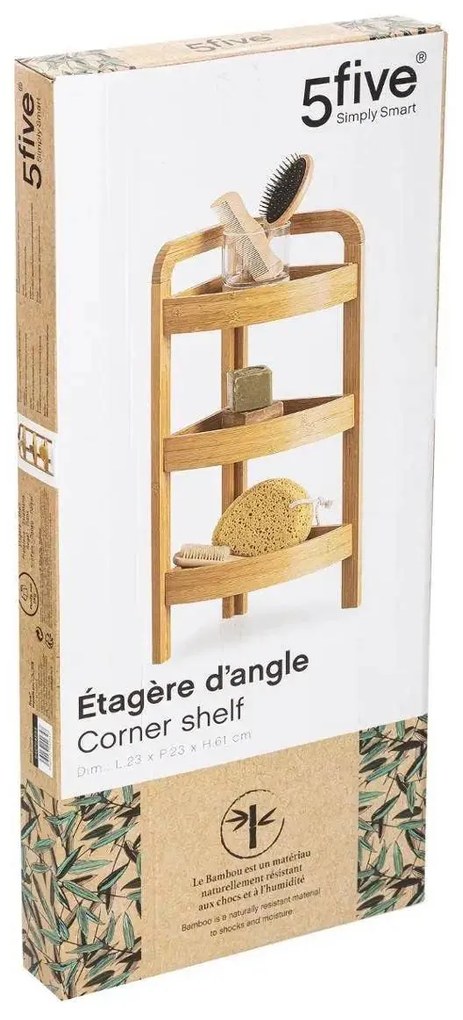 Polička do kúpeľne Angele, bambus