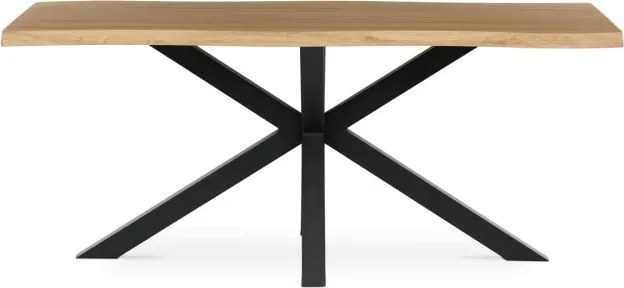 Jedálenský stôl HT-F4618 divoký dub / čierny