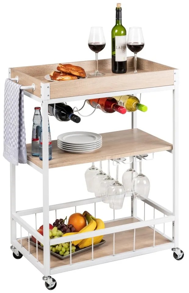 Servírovací stolík na kolieskach 40x80 cm Rustico - Wenko